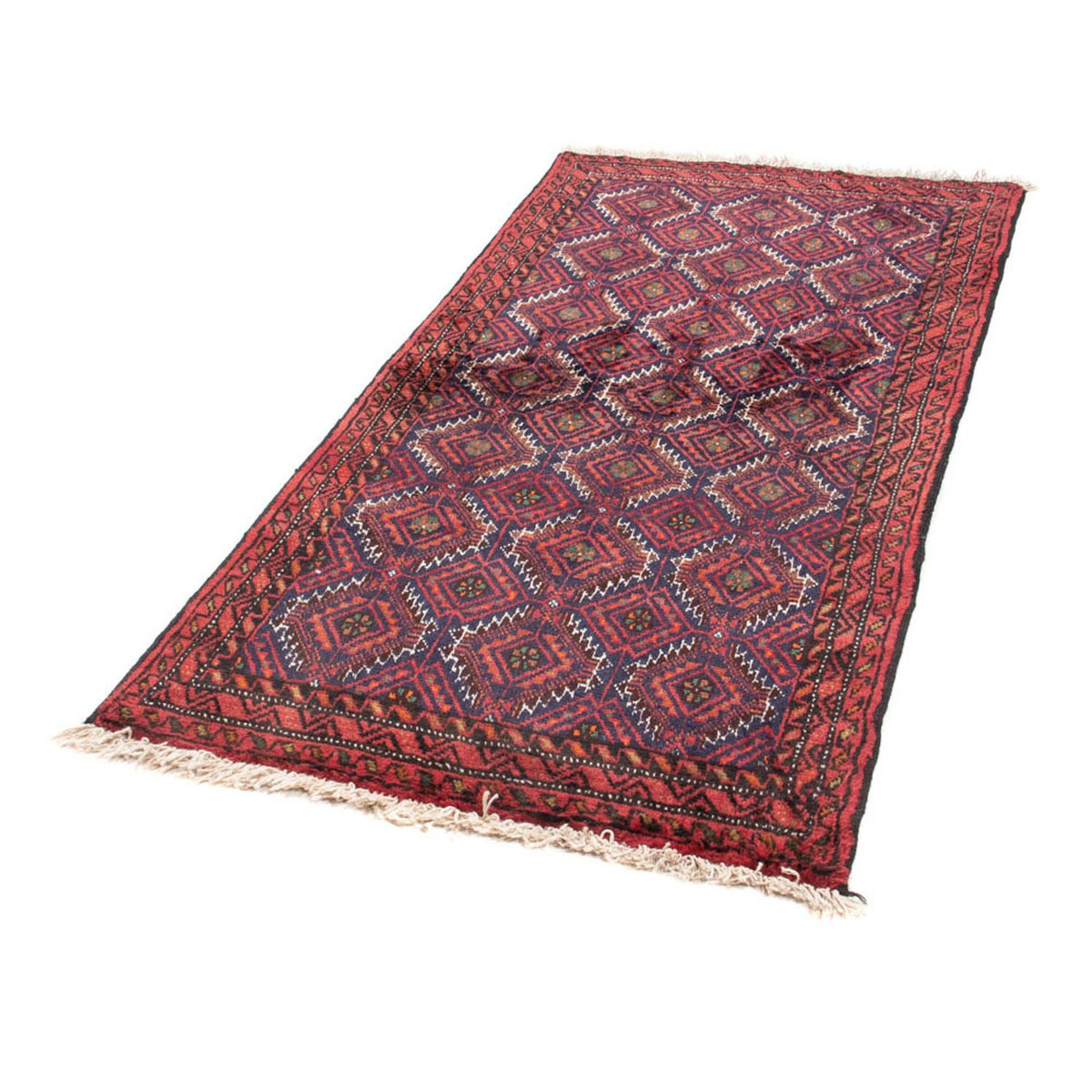 Alfombra de pasillo Alfombra Belutsch - 176 x 89 cm - rojo