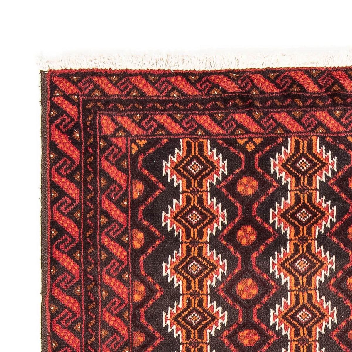 Alfombra de pasillo Alfombra Belutsch - 180 x 98 cm - rojo