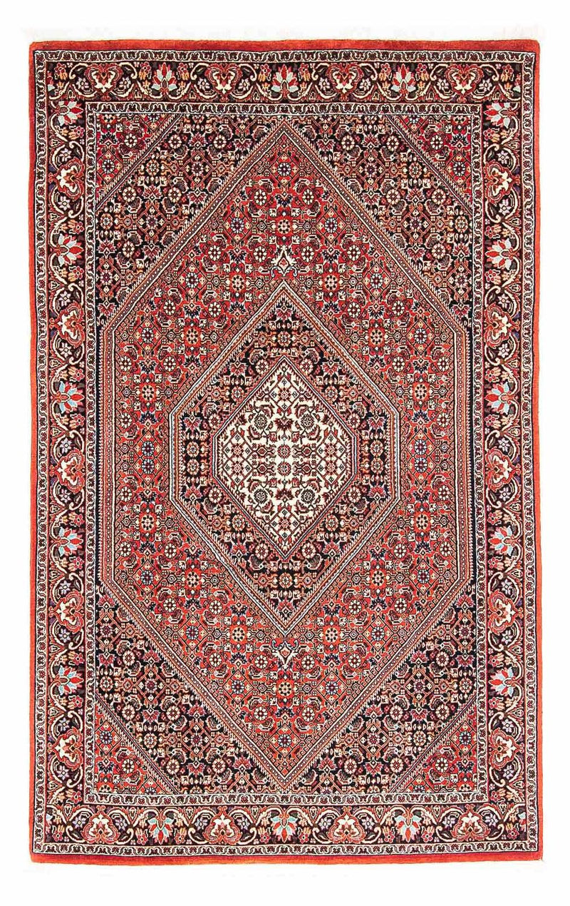 Alfombra persa - Bidjar - 186 x 109 cm - rojo