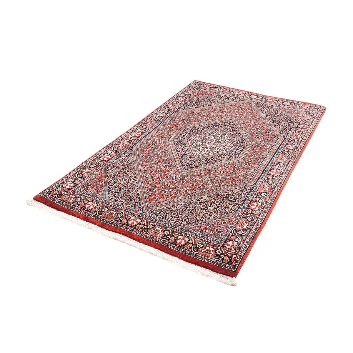 Alfombra persa - Bidjar - 186 x 109 cm - rojo
