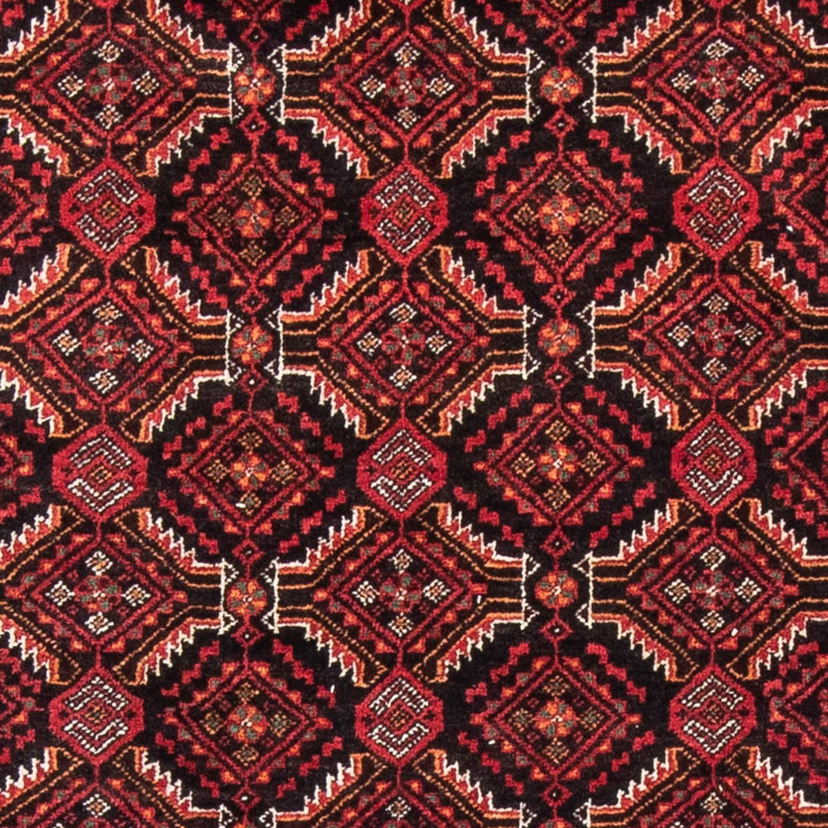 Alfombra de pasillo Alfombra Belutsch - 180 x 93 cm - rojo