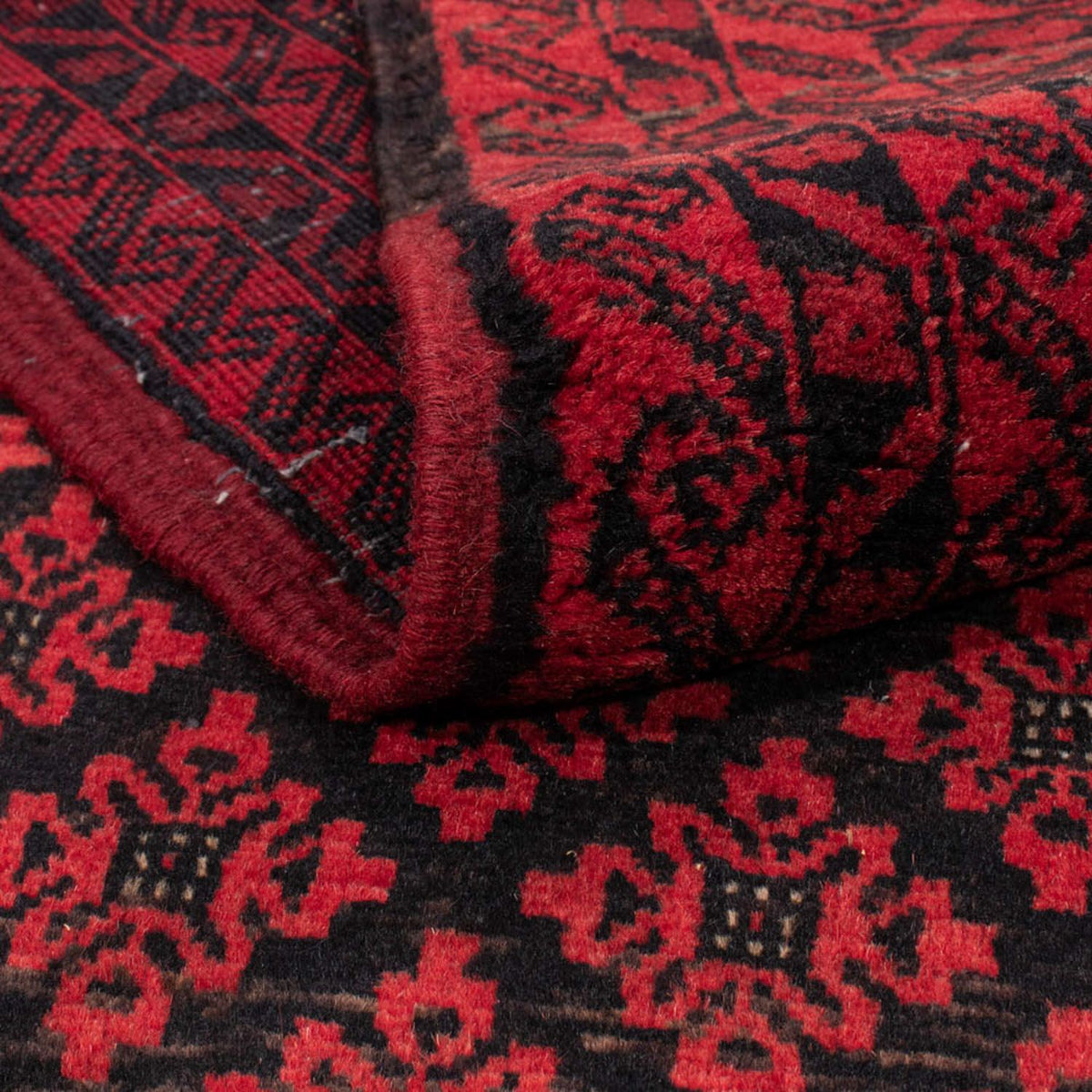 Alfombra de pasillo Alfombra Belutsch - 180 x 93 cm - rojo