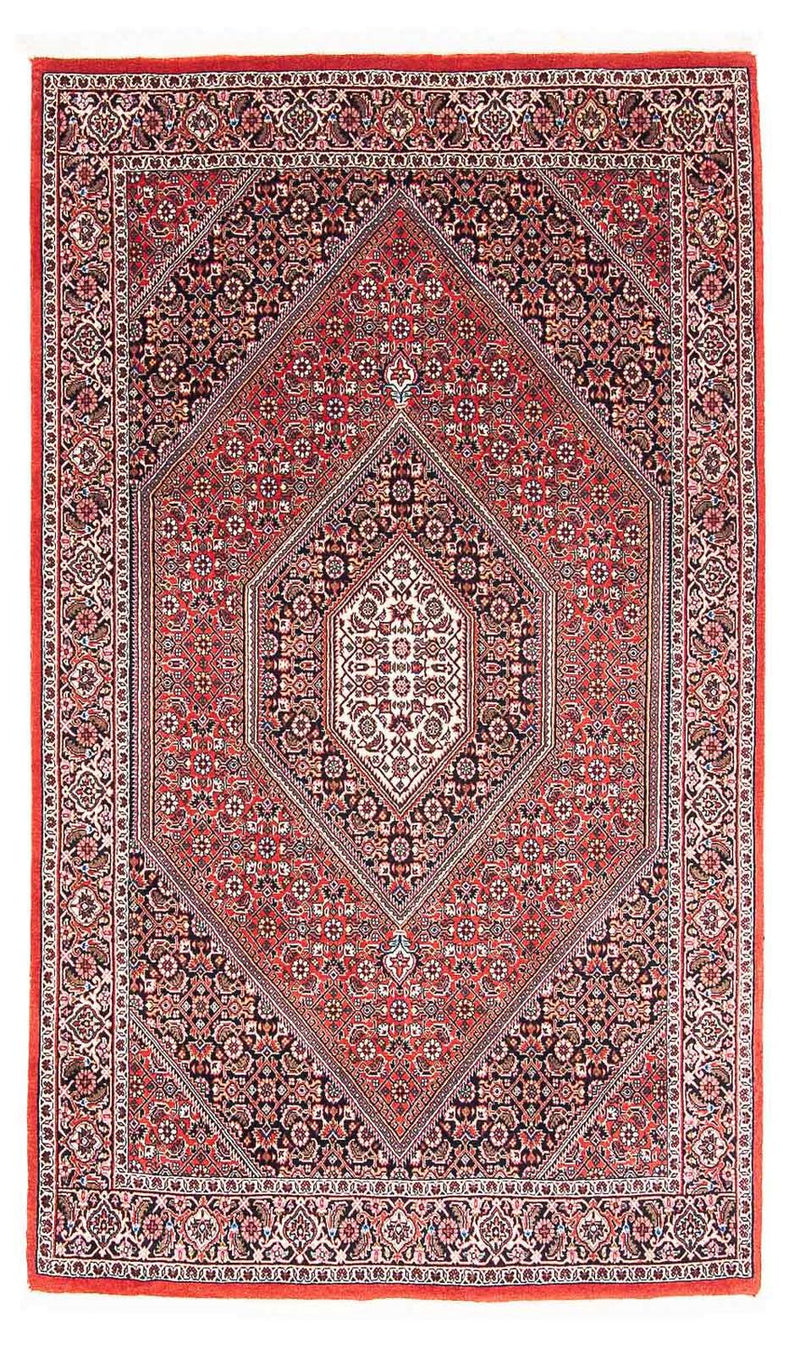 Alfombra persa - Bidjar - 179 x 111 cm - rojo