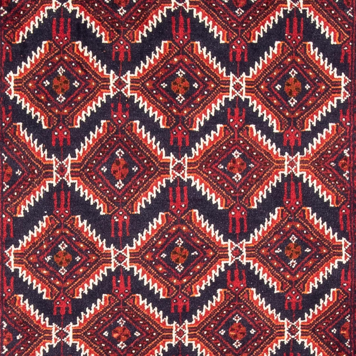 Alfombra de pasillo Alfombra Belutsch - 175 x 94 cm - rojo