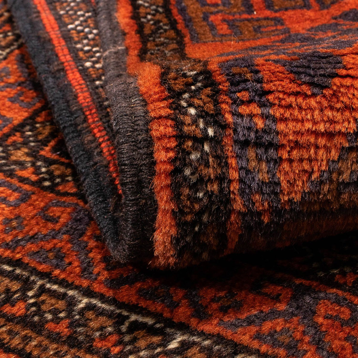 Alfombra Belutsch - 160 x 90 cm - marrón