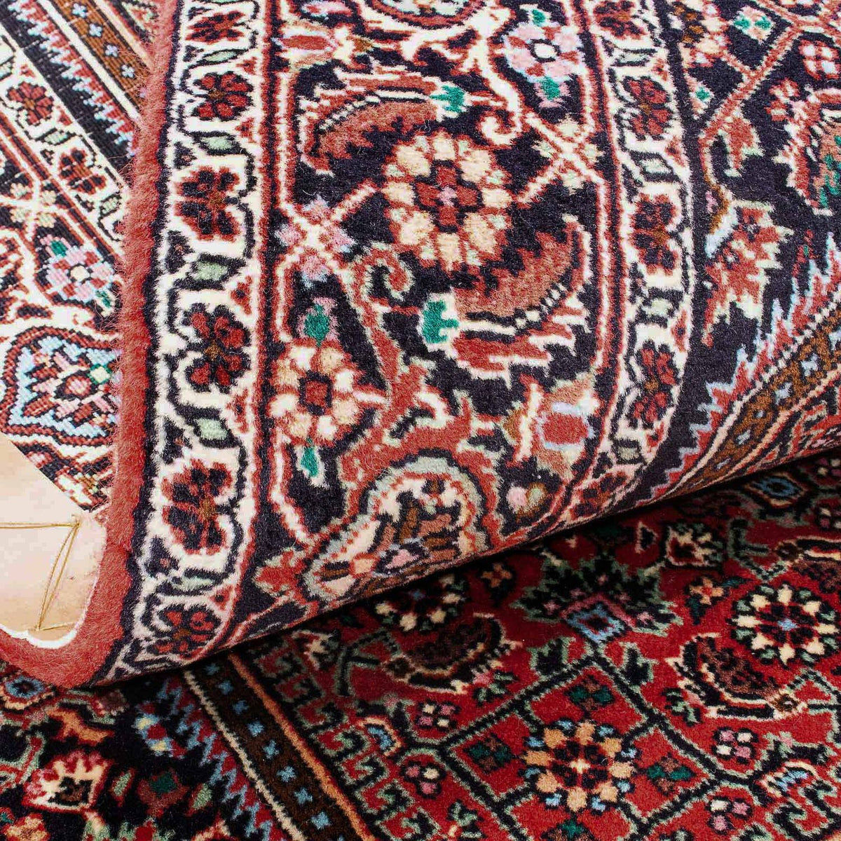 Alfombra persa - Bidjar - 180 x 108 cm - rojo