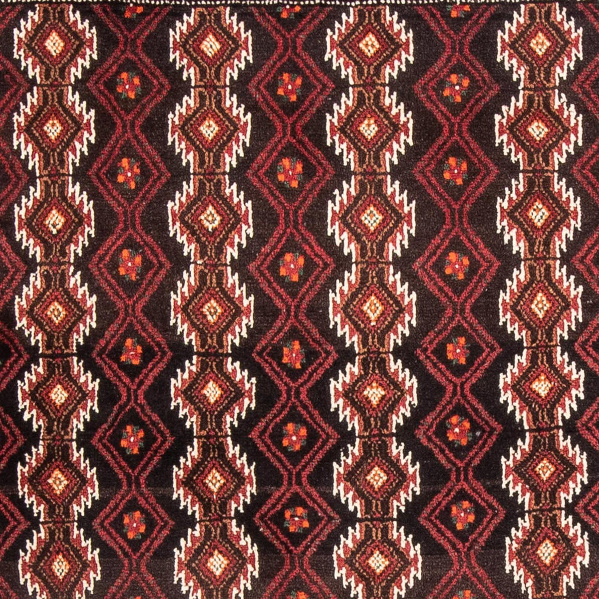 Alfombra de pasillo Alfombra Belutsch - 191 x 100 cm - rojo