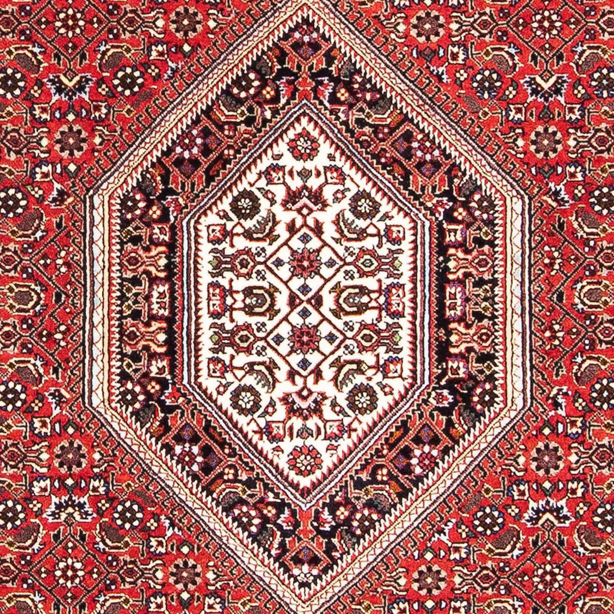 Alfombra persa - Bidjar - 167 x 108 cm - rojo