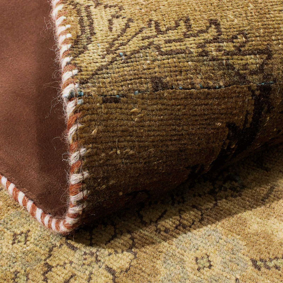 Alfombra de patchwork - 207 x 128 cm - multicolor