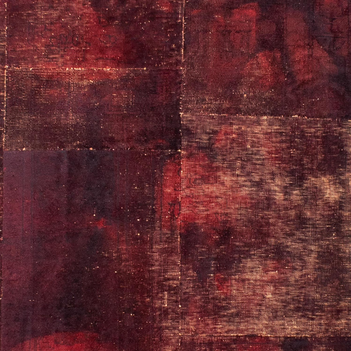 Alfombra de patchwork - 300 x 197 cm - multicolor