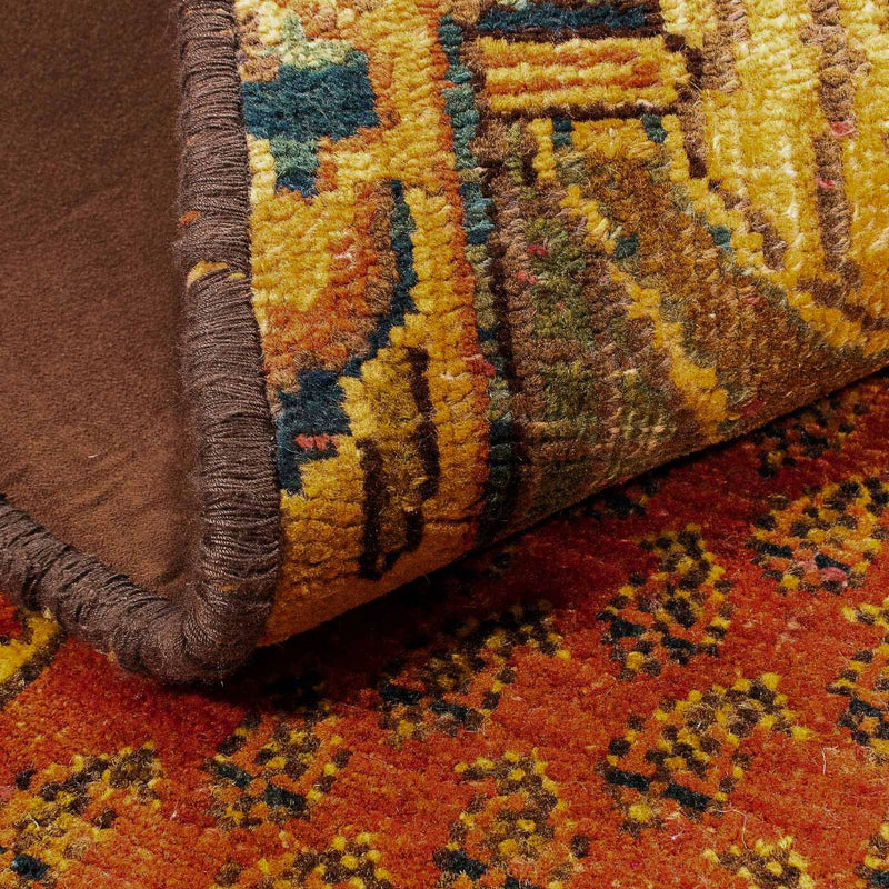 Alfombra de patchwork cuadrado  - 151 x 142 cm - multicolor