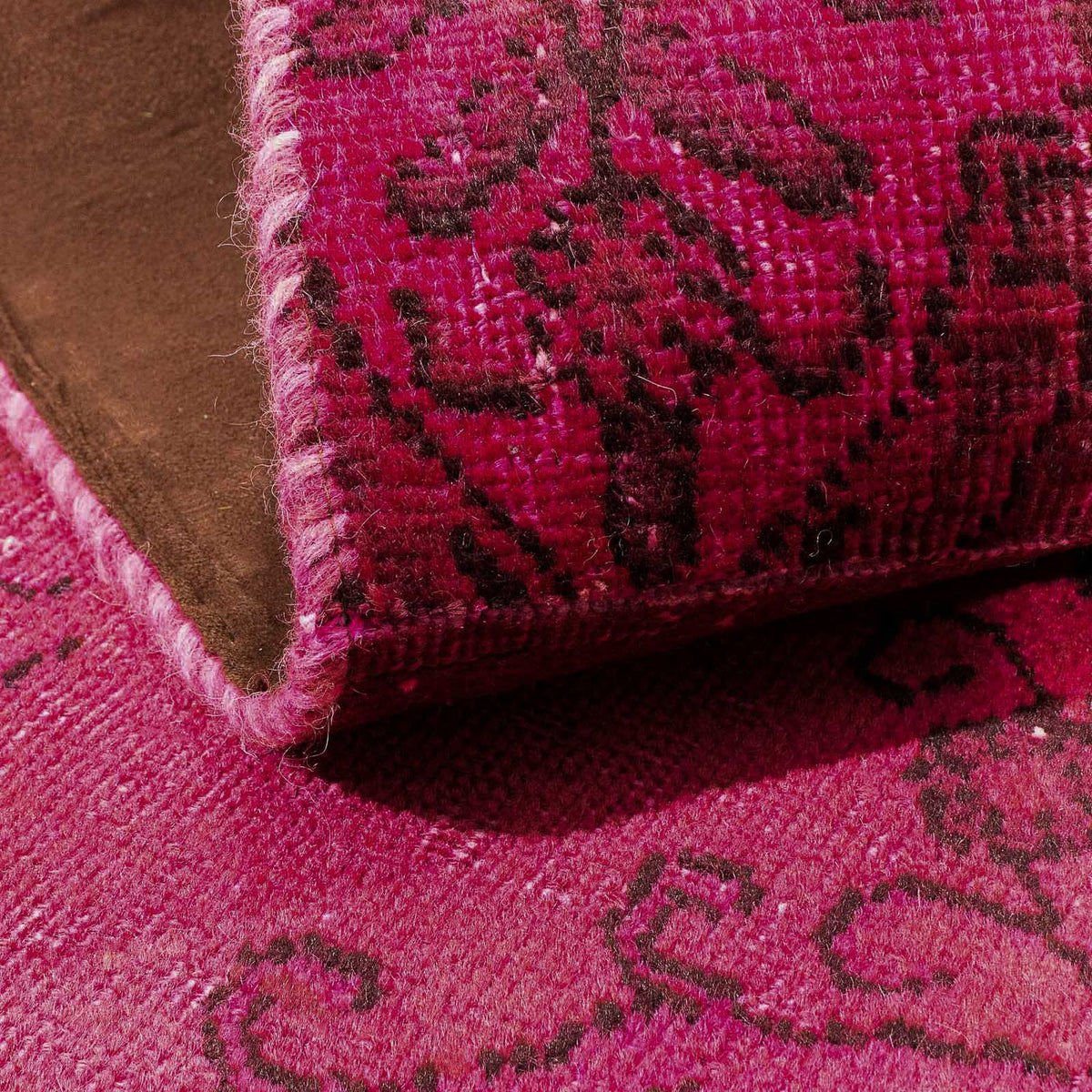 Alfombra de patchwork - 202 x 127 cm - multicolor