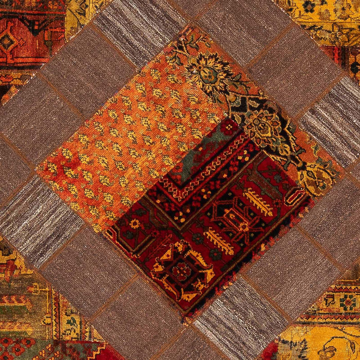 Alfombra Kelim - Oriental cuadrado  - 180 x 179 cm - multicolor