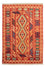 Alfombra Kelim - Oriental - 245 x 174 cm - rojo