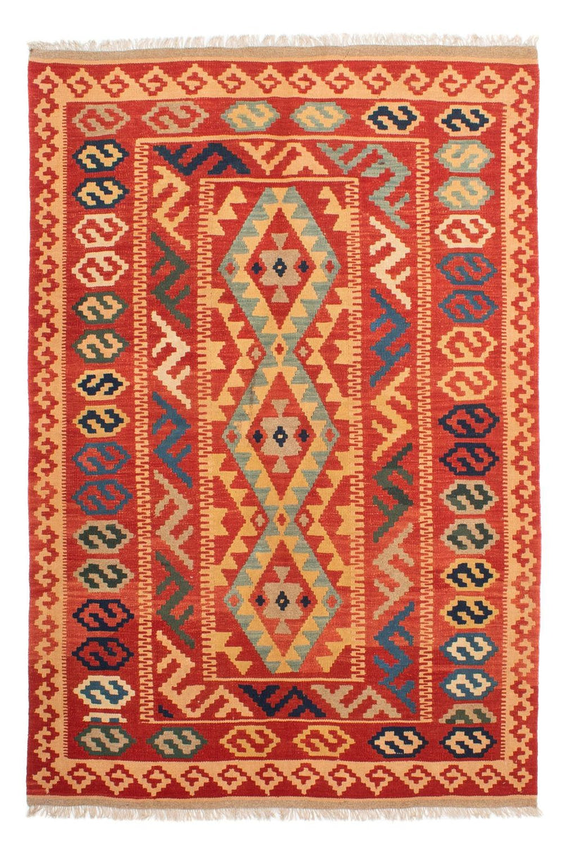 Alfombra Kelim - Oriental - 245 x 174 cm - rojo