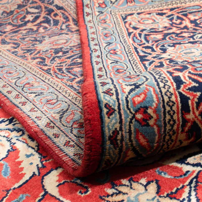 Alfombra de patchwork - 355 x 270 cm - rojo claro