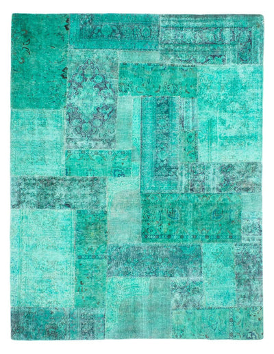 Alfombra de patchwork 231x297cm - Perserteppich Wollteppich