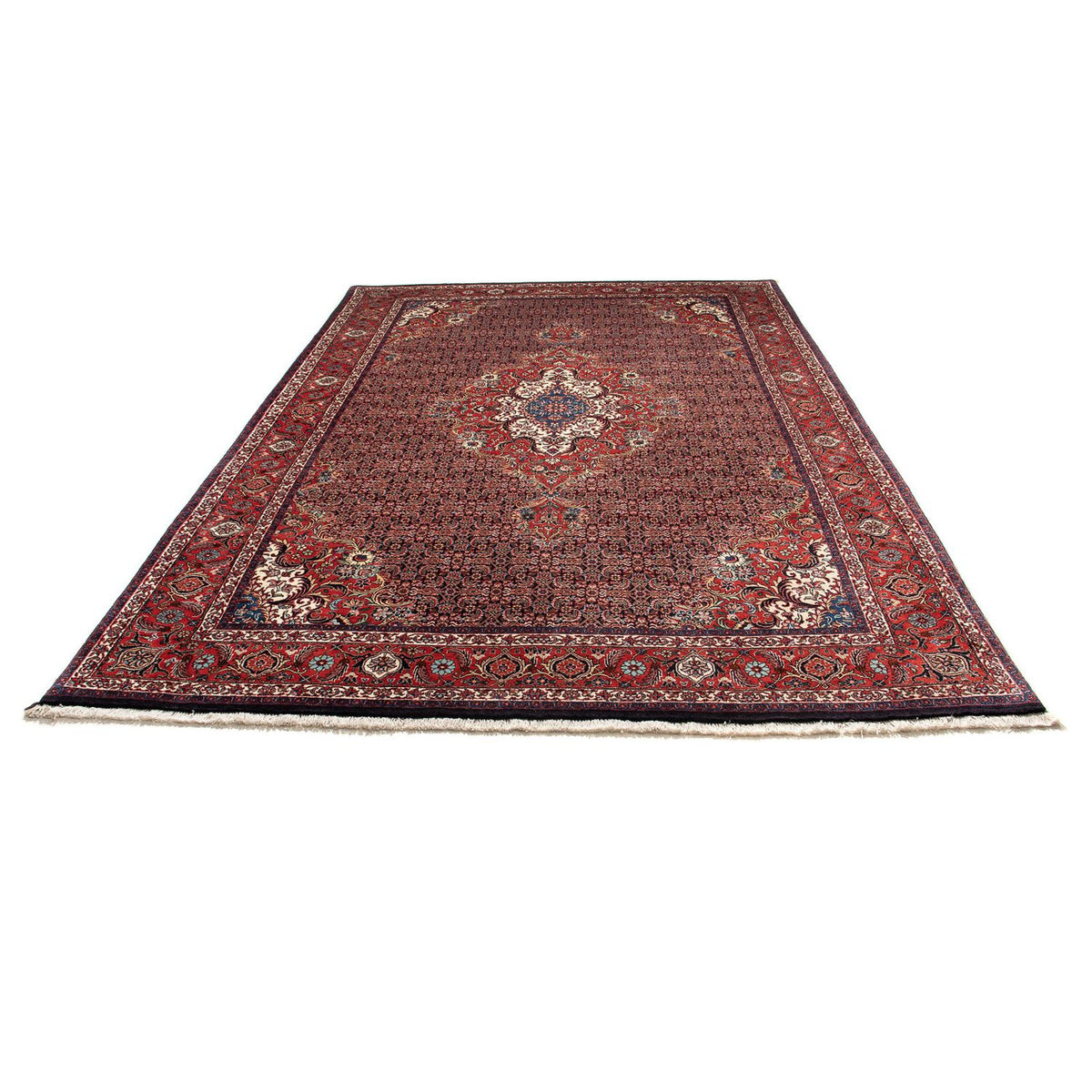 Alfombra persa - Bidjar - 304 x 198 cm - rojo claro