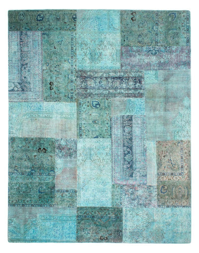 Alfombra de patchwork 238x299cm - Perserteppich Wollteppich