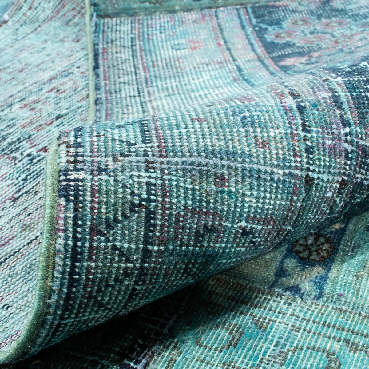 Alfombra de patchwork - 299 x 238 cm - multicolor