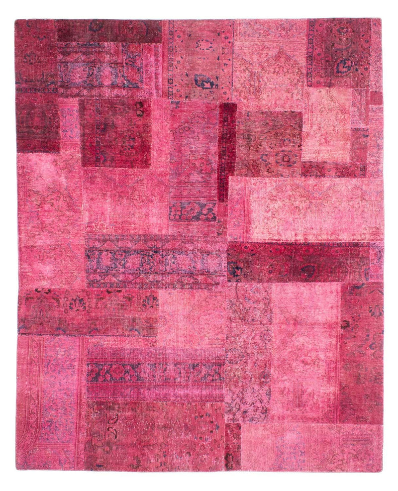Alfombra de patchwork - 291 x 232 cm - multicolor