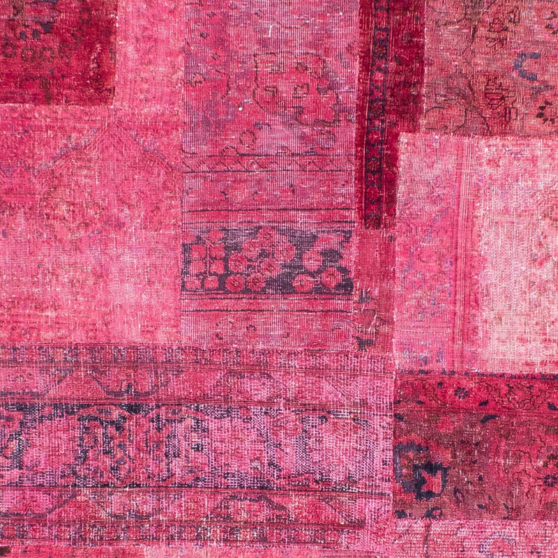 Alfombra de patchwork - 291 x 232 cm - multicolor