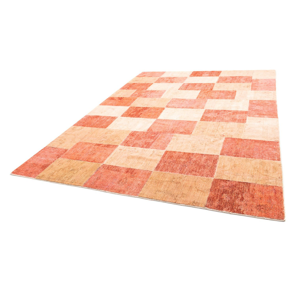 Alfombra de patchwork - 294 x 212 cm - multicolor