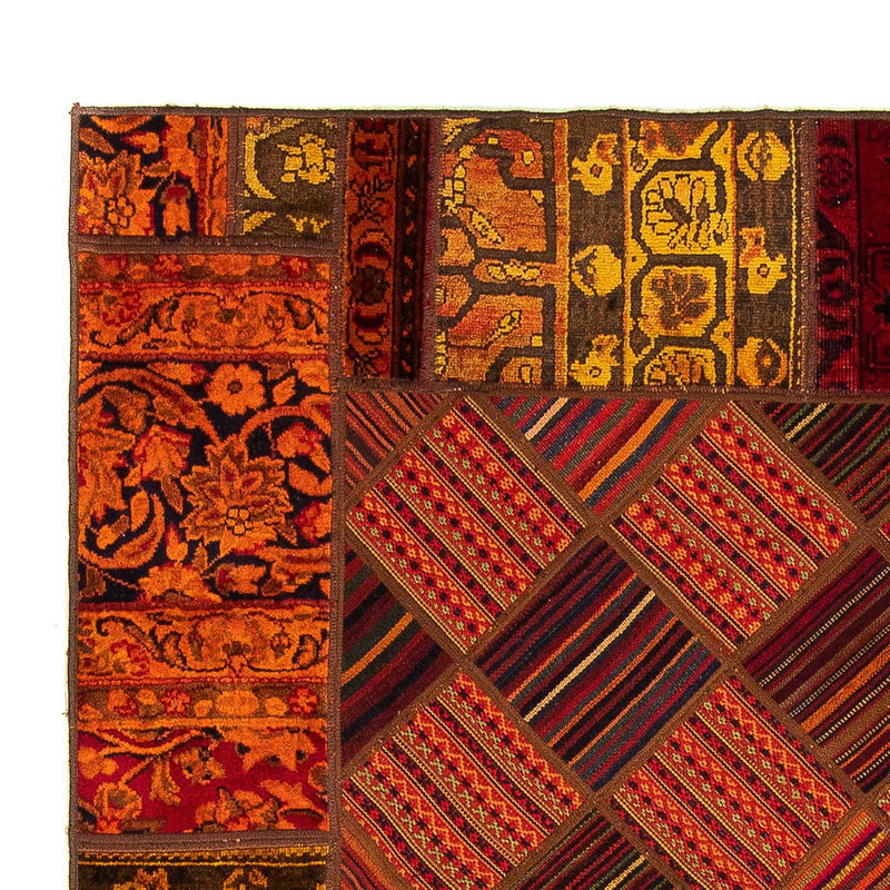 Alfombra de patchwork - 234 x 169 cm - multicolor