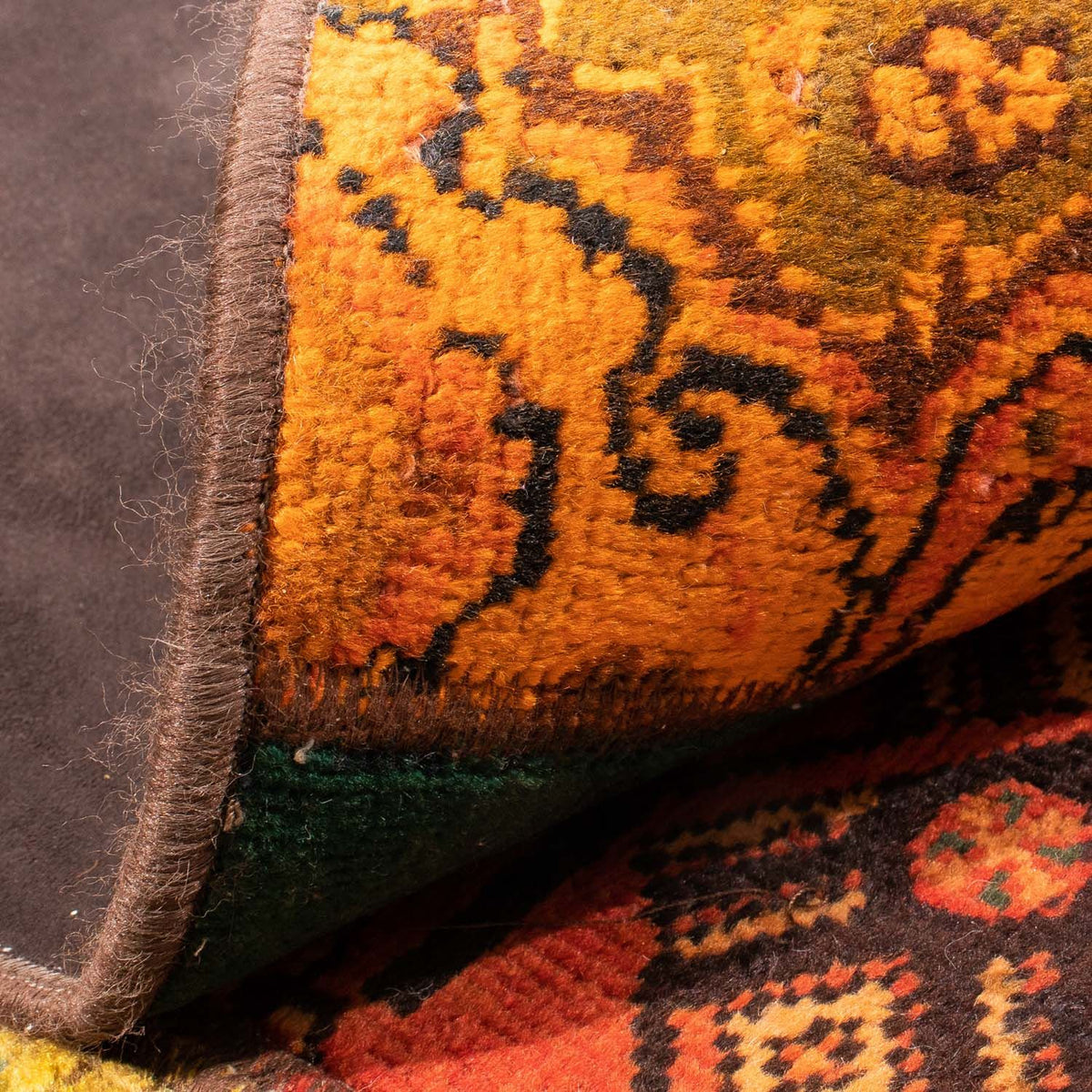 Alfombra de patchwork - 249 x 194 cm - multicolor