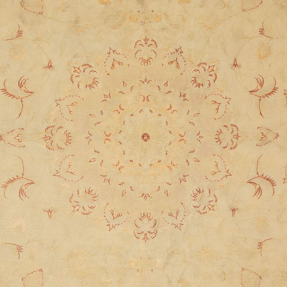 Alfombra Persa - Tabriz - Real - 298 x 198 cm - marrón claro