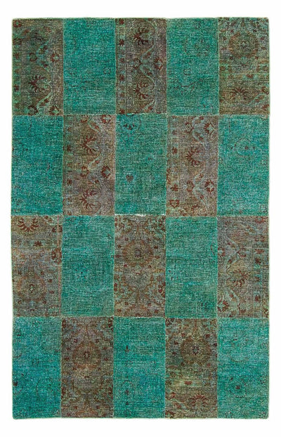 Alfombra de patchwork 149x243cm - Alfombra de lana