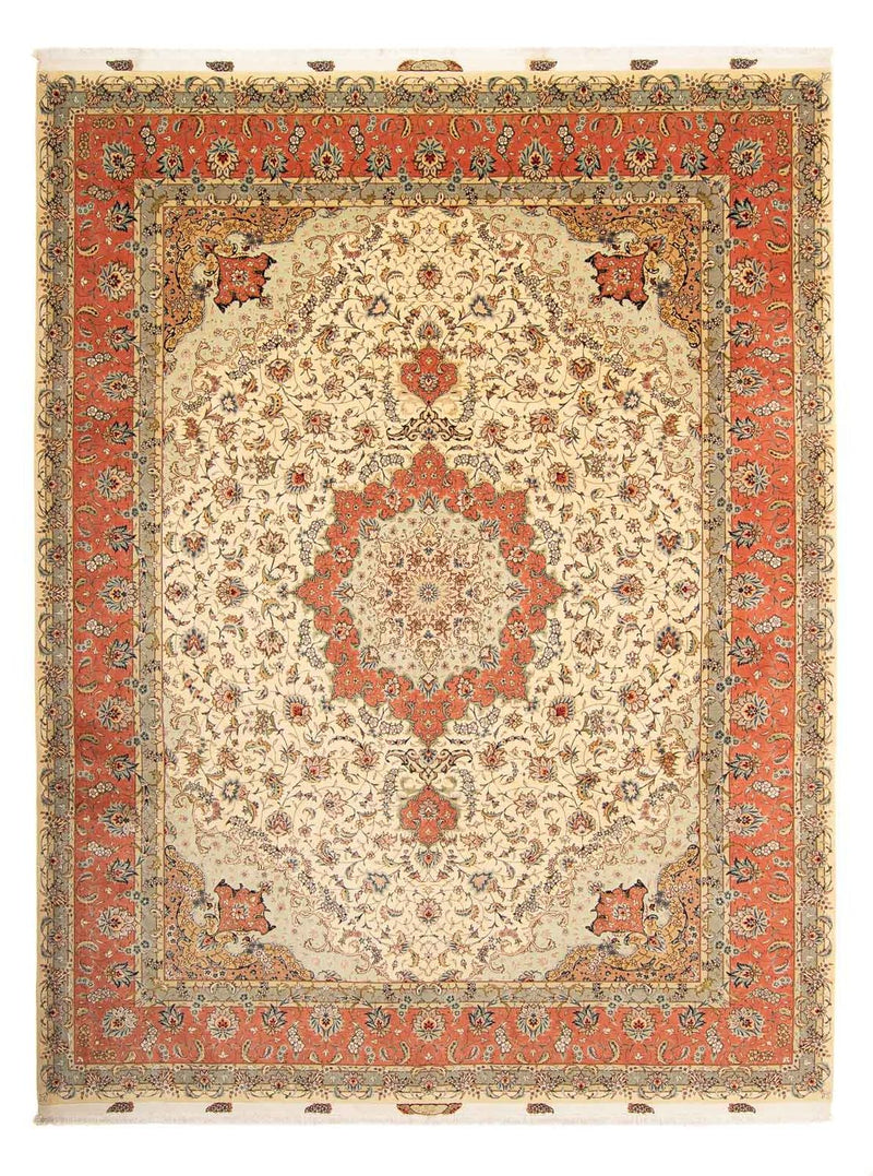 Alfombra Persa - Tabriz - Real - 387 x 307 cm - marrón
