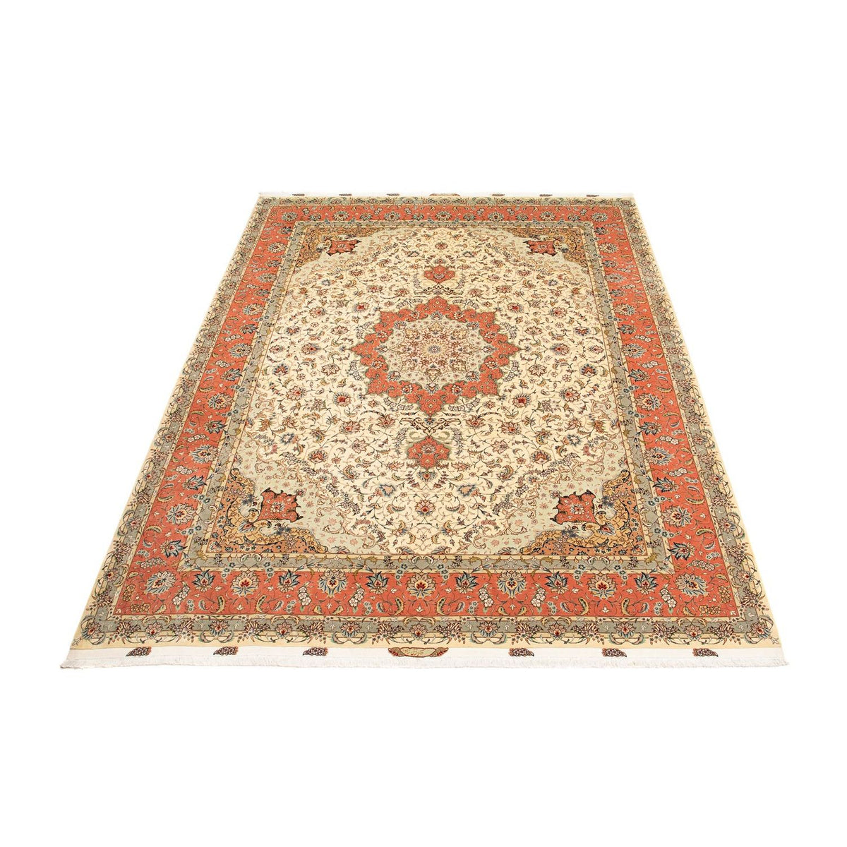 Alfombra Persa - Tabriz - Real - 387 x 307 cm - marrón