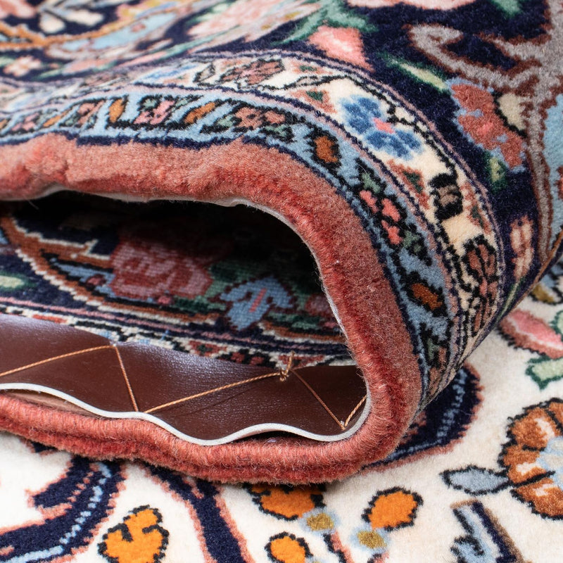 Alfombra de pasillo Alfombra persa - Bidjar - 400 x 91 cm - beige