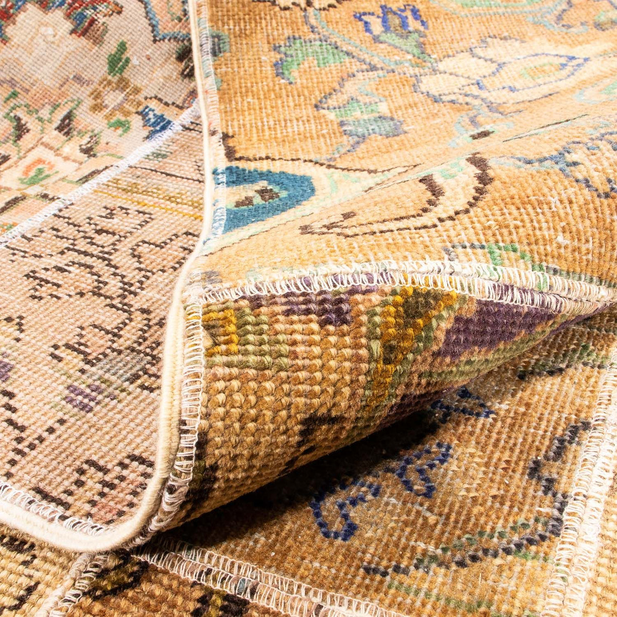 Alfombra de patchwork - 305 x 241 cm - multicolor