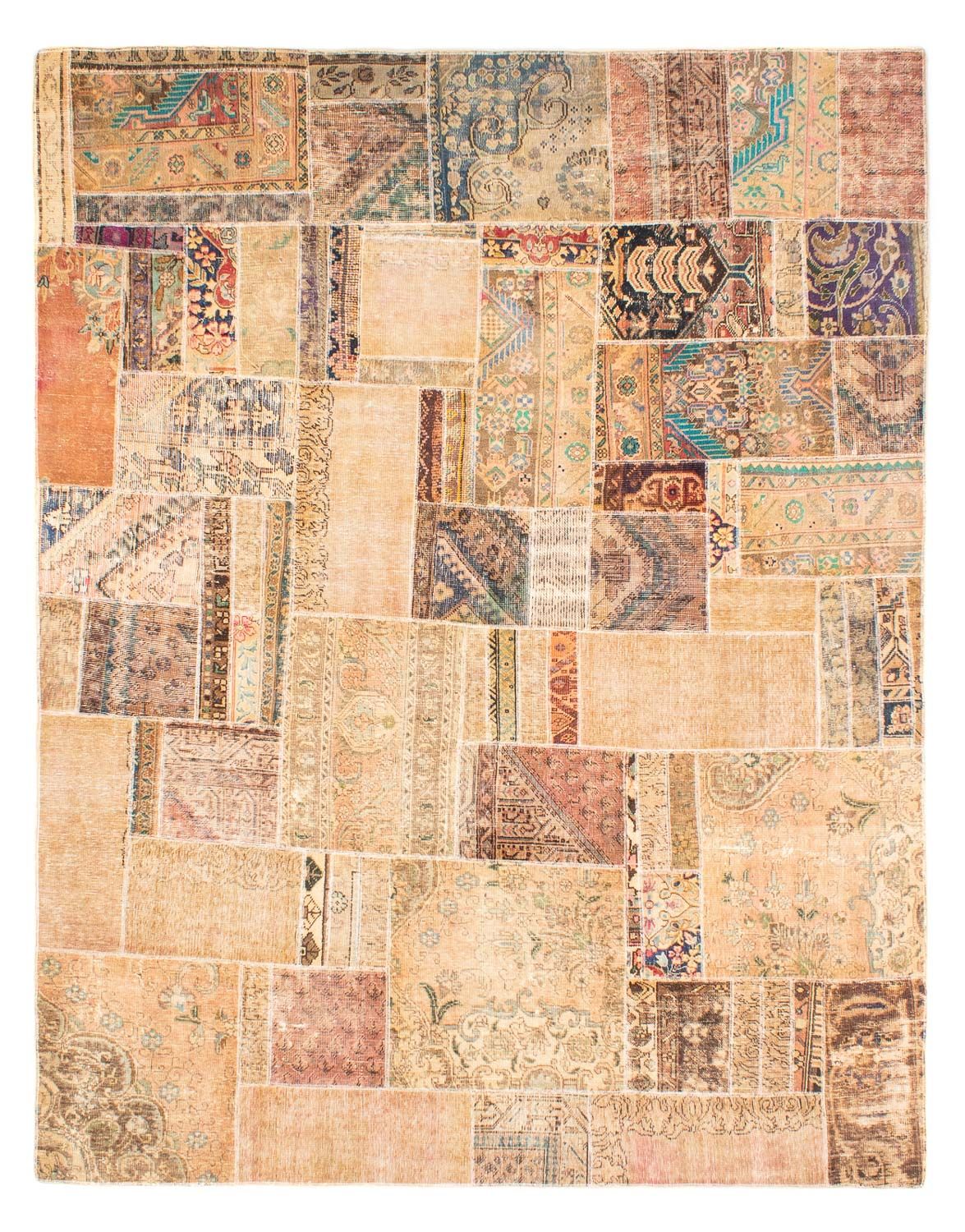 Alfombra de patchwork - 292 x 230 cm - multicolor