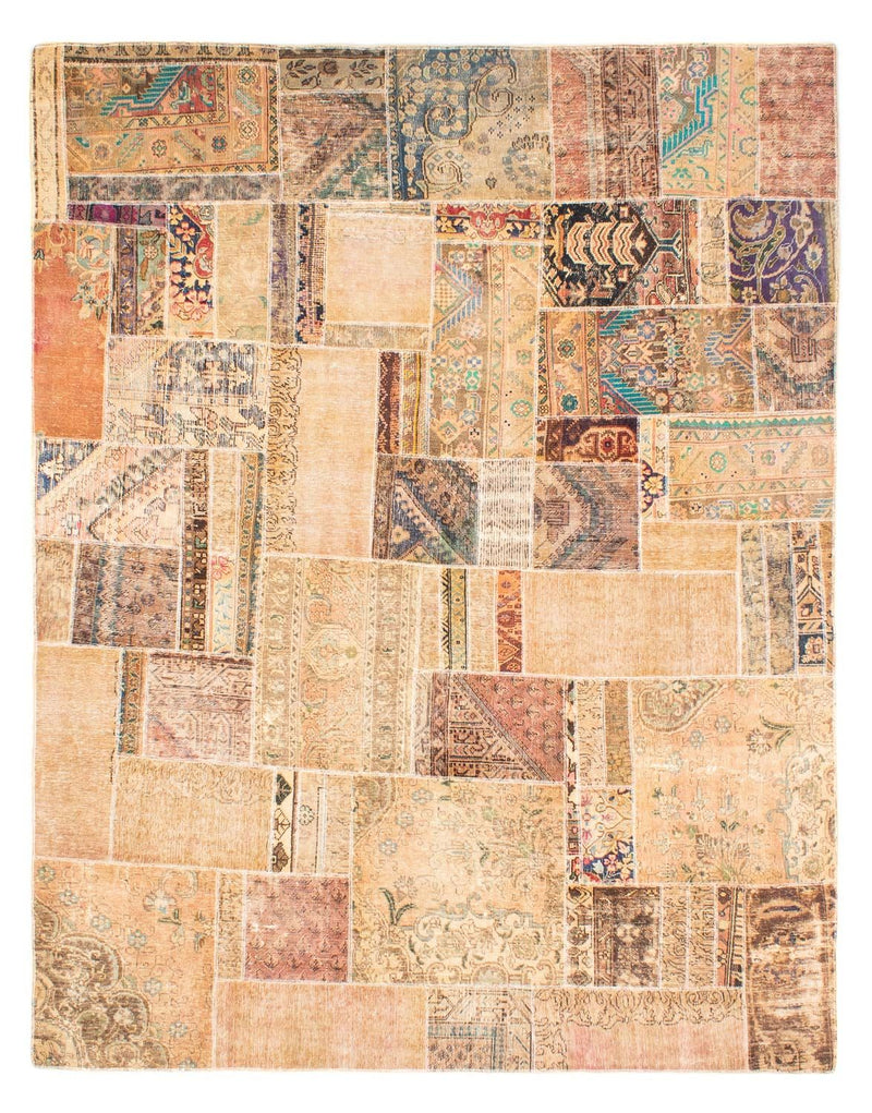 Alfombra de patchwork - 292 x 230 cm - multicolor