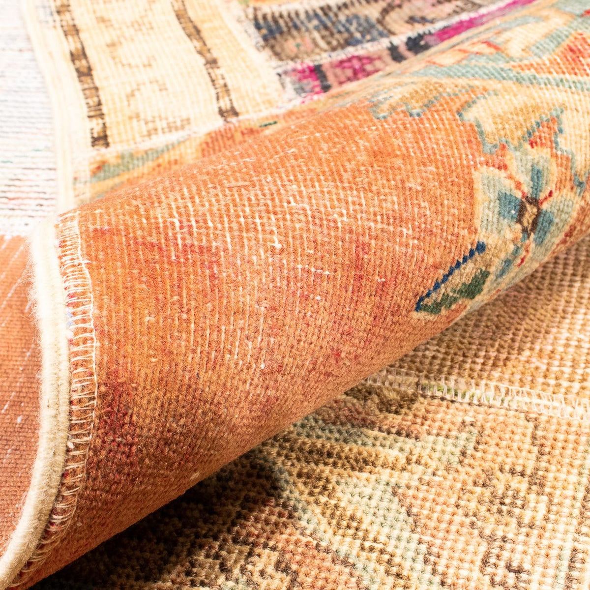 Alfombra de patchwork - 292 x 230 cm - multicolor
