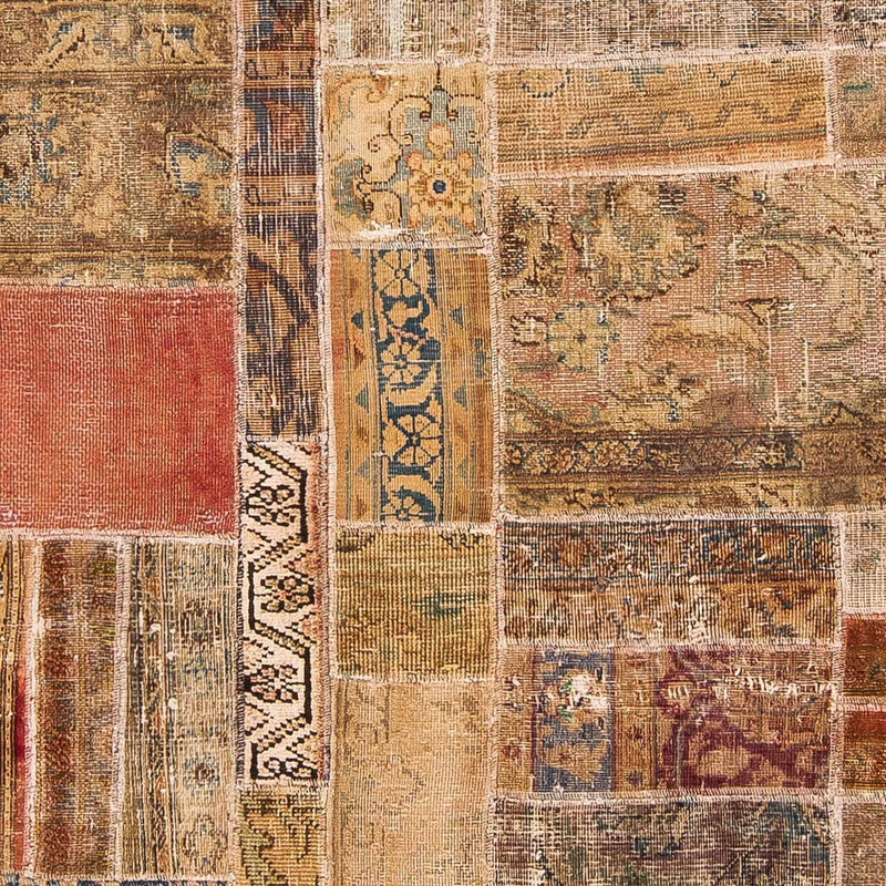 Alfombra de patchwork - 234 x 164 cm - multicolor