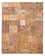 Alfombra de patchwork - 301 x 241 cm - multicolor