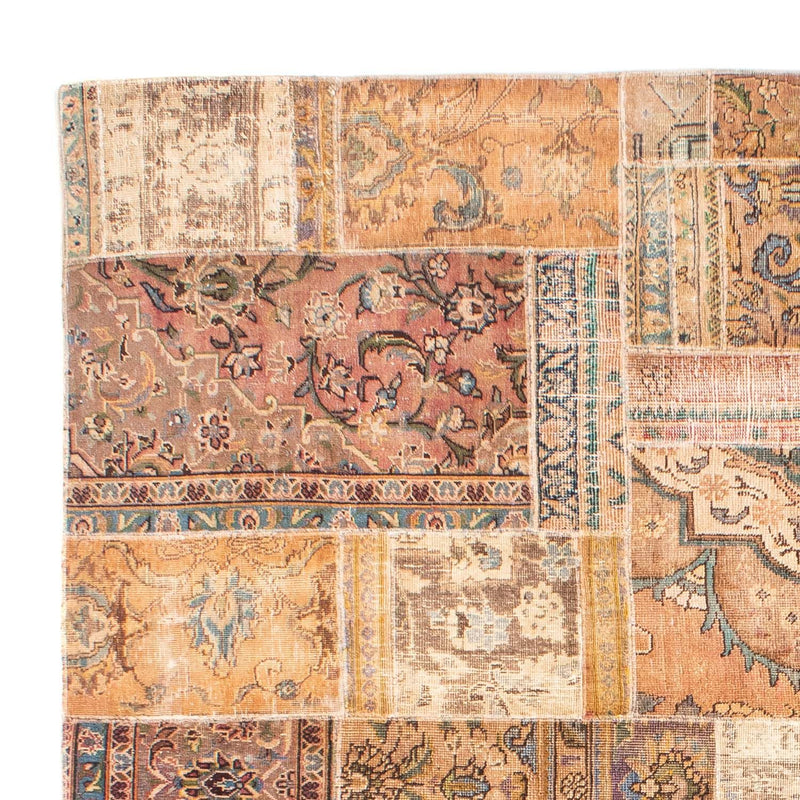 Alfombra de patchwork - 301 x 241 cm - multicolor