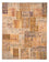 Alfombra de patchwork - 301 x 241 cm - multicolor