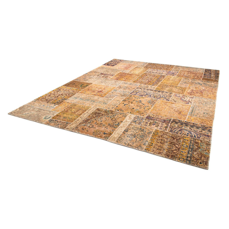 Alfombra de patchwork - 301 x 241 cm - multicolor