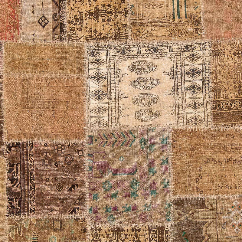 Alfombra de patchwork - 256 x 172 cm - multicolor