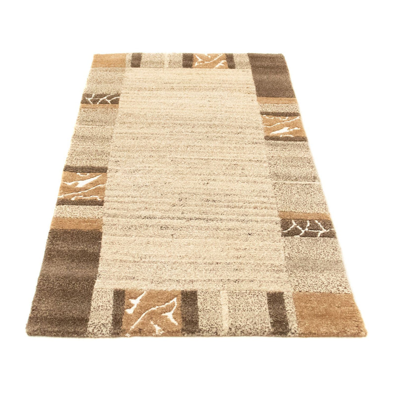 Alfombra de Nepal - 138 x 73 cm - beige