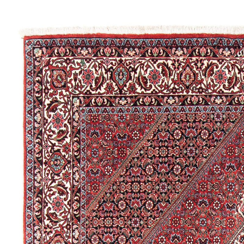 Alfombra persa - Bidjar - 241 x 172 cm - rojo oscuro
