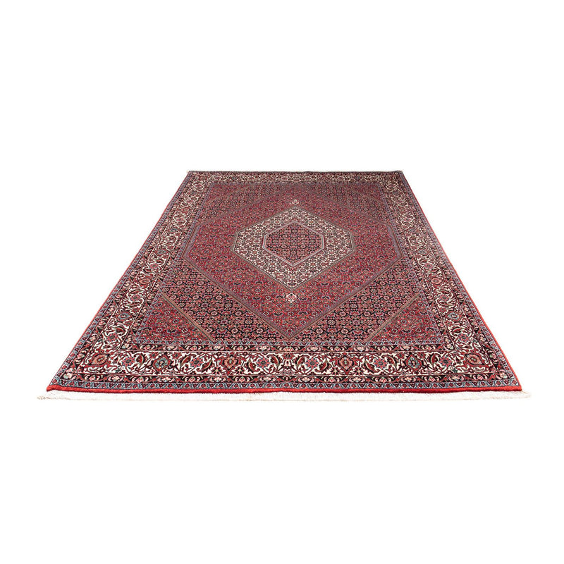 Alfombra persa - Bidjar - 241 x 172 cm - rojo oscuro