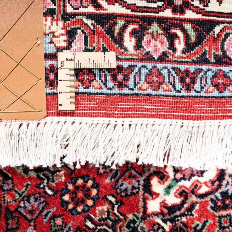 Alfombra persa - Bidjar - 241 x 172 cm - rojo oscuro