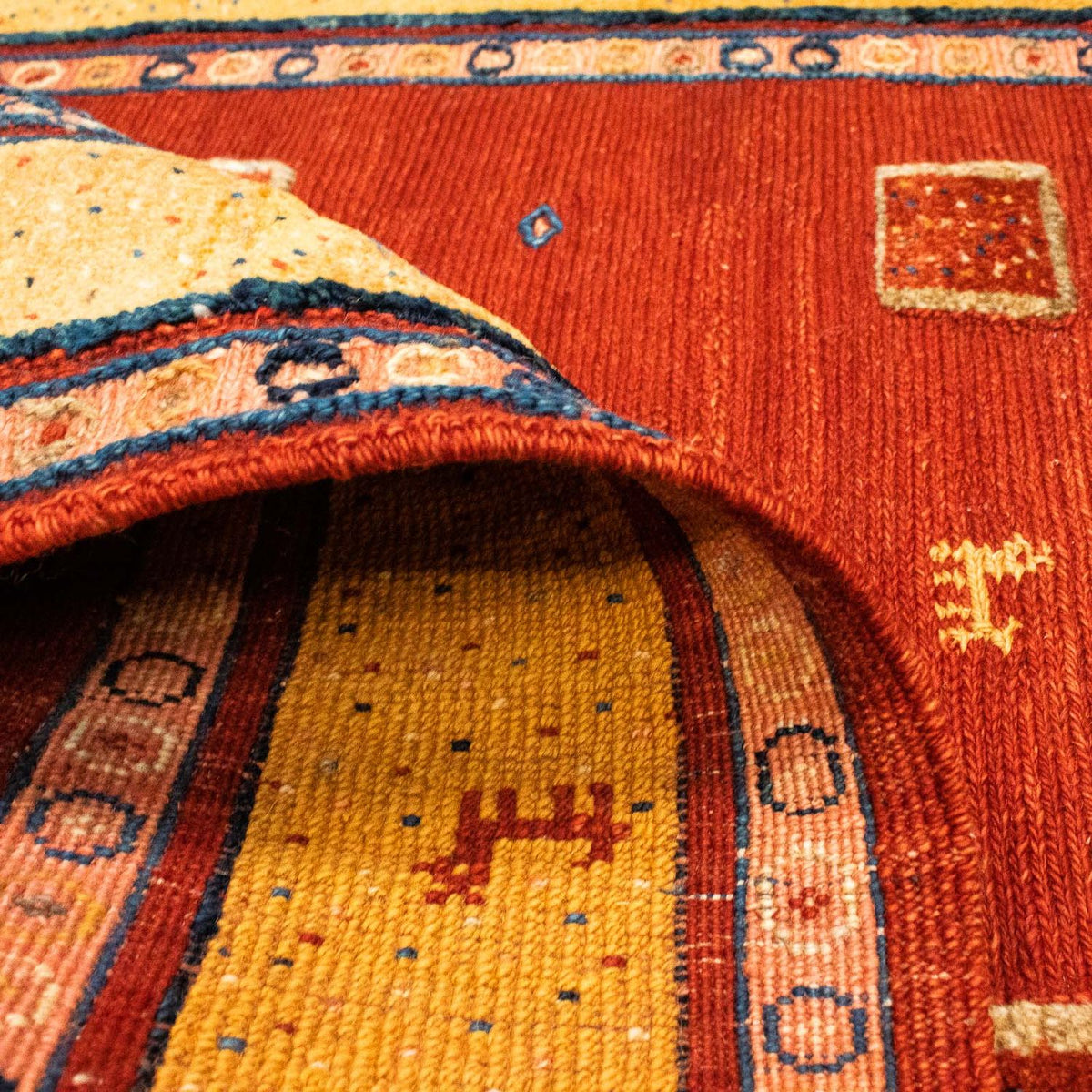 Alfombra Kelim - Oriental - 144 x 100 cm - rojo oscuro