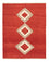 Alfombra Gabbeh - Persa - 190 x 150 cm - rojo